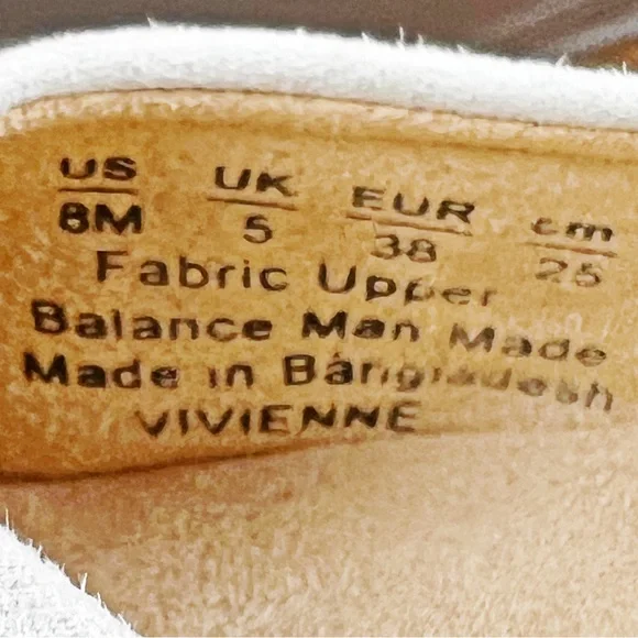 Naturalizer Powder Blue Faux Suede Ballet Flats Size 8 - Picture 5 of 7